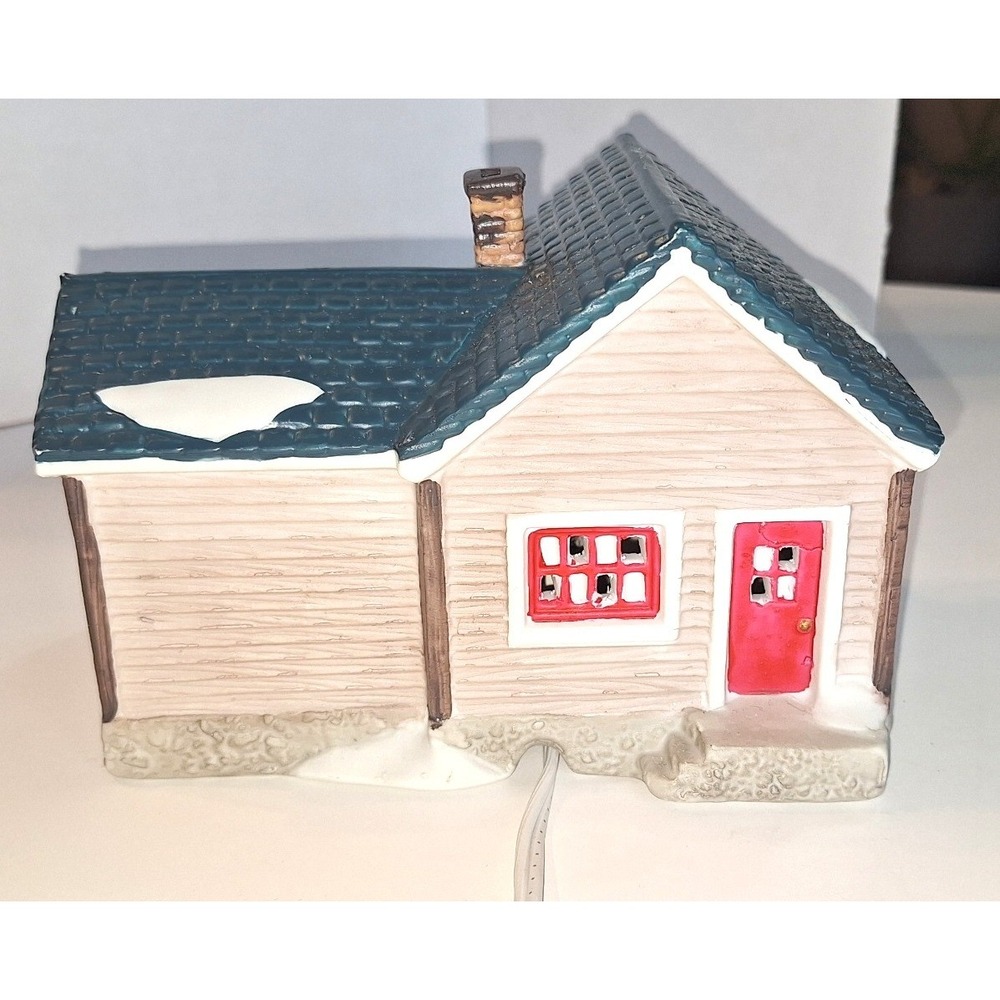 Martini's Bar of Bedford Falls It's A Wonderful Life Illuminated Village House - Picture 4 of 7